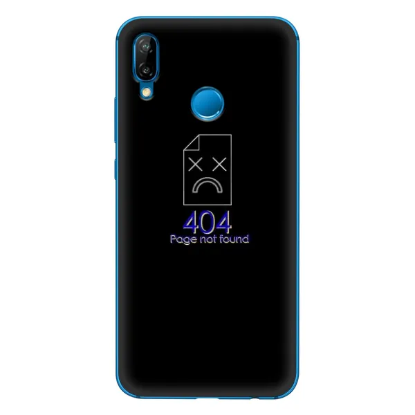 Чехол с рисунком «Ошибка 404» для Huawei P20 Lite (2019) Чехол с рисунком «Ошибка 404» для Huawei P20 Lite (2019)