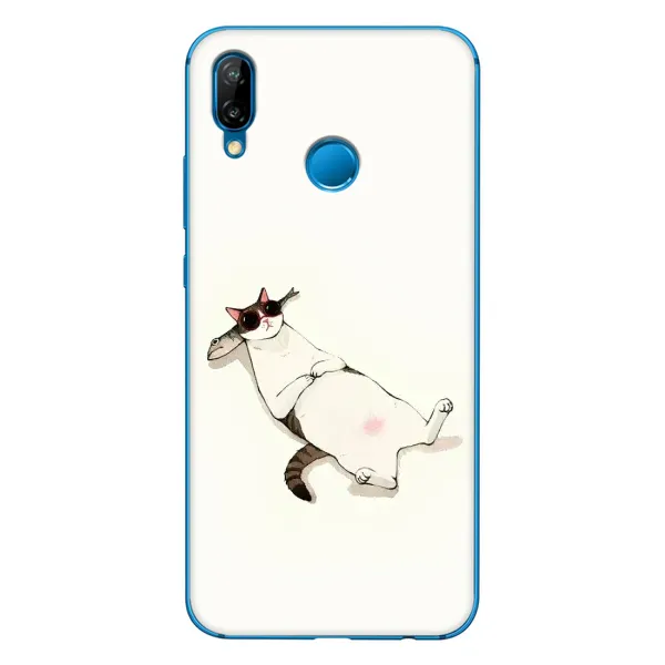Чехол с рисунком «Отдых» для Huawei P20 Lite (2019) Чехол с рисунком «Отдых» для Huawei P20 Lite (2019)