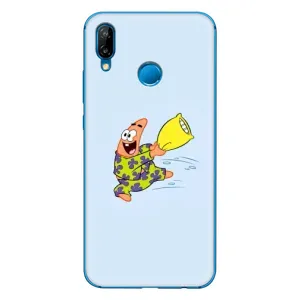 Чехлы с Патриком на Huawei P20 Lite (2019) (Патрик с подушкой)