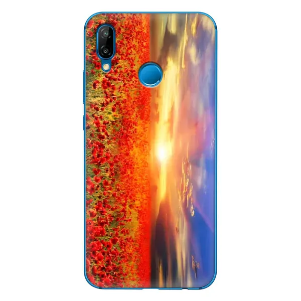 Чехол с рисунком «Поле тюльпанов» для Huawei P20 Lite (2019)