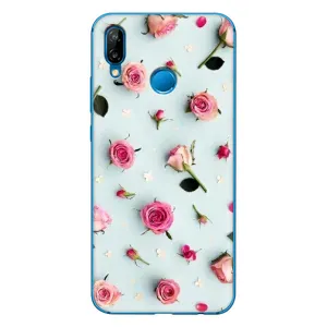 Чехлы с принтом Розочки для Huawei P20 Lite (2019) (Разные цветы)