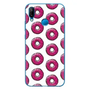 Чехол с изображением вкусной еды для Huawei P20 Lite (2019) (Розовые пончик)