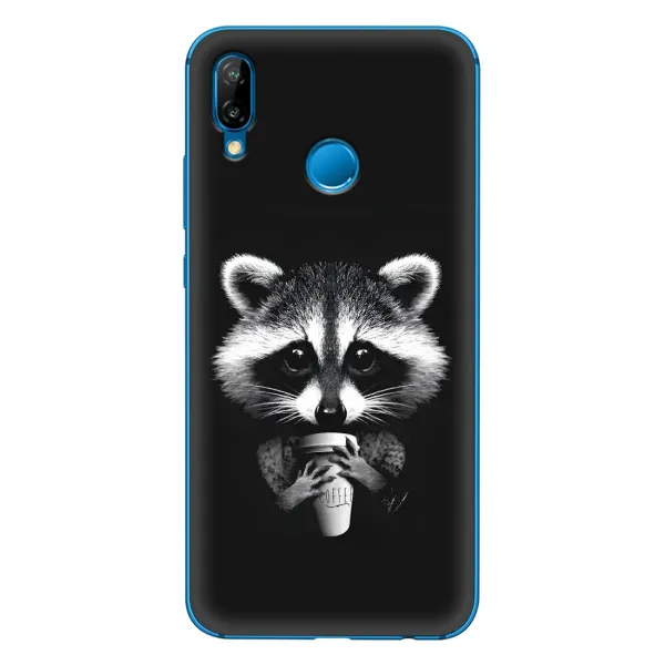Чехол с рисунком «С кофем» для Huawei P20 Lite (2019) Чехол с рисунком «С кофем» для Huawei P20 Lite (2019)