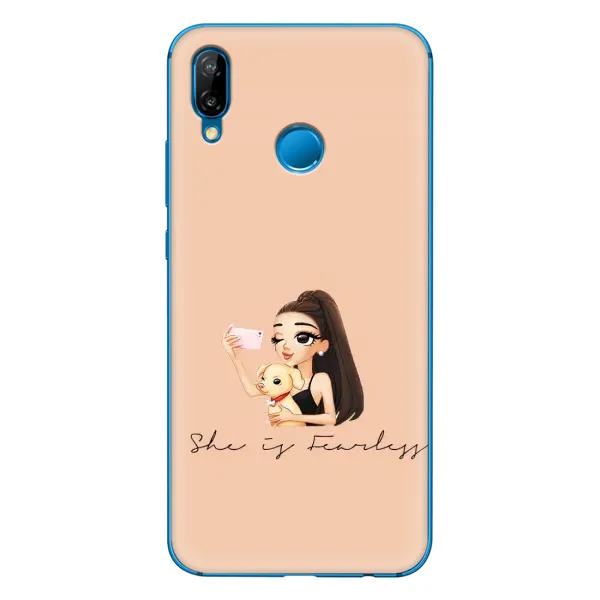 Чехол с рисунком «С собакой» для Huawei P20 Lite (2019) Чехол с рисунком «С собакой» для Huawei P20 Lite (2019)