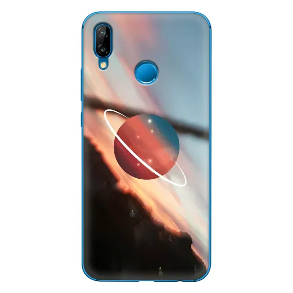 Чехол с рисунком «Сатурн» для Huawei P20 Lite (2019)