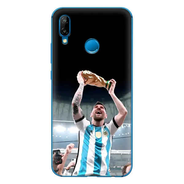 Чехол с рисунком «Счастливый Месси» для Huawei P20 Lite (2019) Чехол с рисунком «Счастливый Месси» для Huawei P20 Lite (2019)