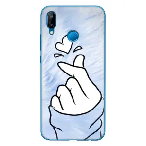 Чехлы (Знак сердечка) на Huawei P20 Lite (2019) (Сердечка знак)