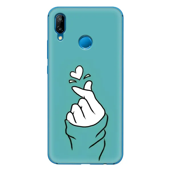 Чохол з малюнком «Сердечко на бірюзовому» для Huawei P20 Lite (2019) Чохол з малюнком «Сердечко на бірюзовому» для Huawei P20 Lite (2019)