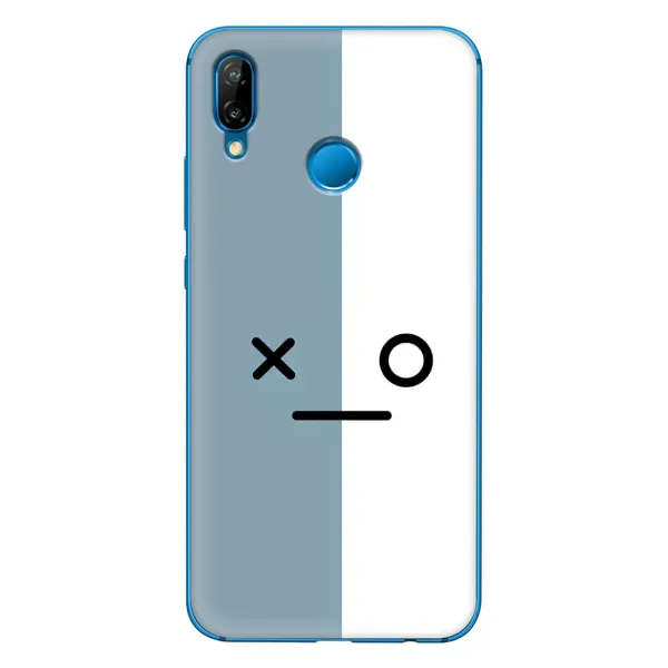 Чехол с рисунком «Серо-белый» для Huawei P20 Lite (2019) Чехол с рисунком «Серо-белый» для Huawei P20 Lite (2019)