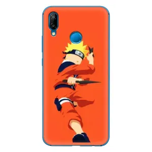 Чехлы с принтом Наруто на Huawei P20 Lite (2019) (Силуэт Наруто)
