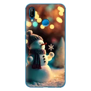 Чохли на Новий Рік Huawei P20 Lite (2019) (Сніговик святковий)