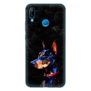 Бампер для Huawei P20 Lite (2019) с картинкой "Песики" (Собака Мопс)