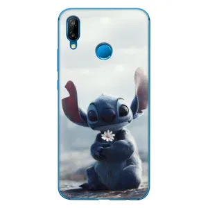 Чохол з малюнком Стіч для Huawei P20 Lite (2019) (Стіч з квіткою)