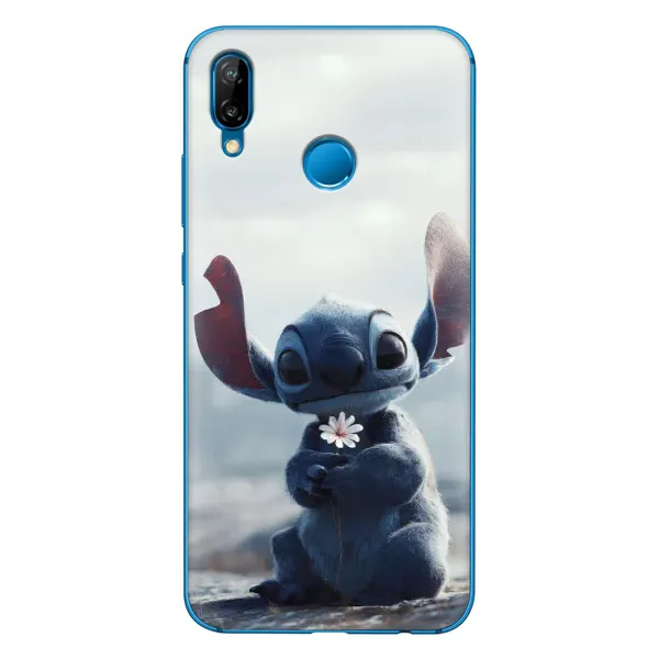 Чехол с рисунком «Стич с цветочком» для Huawei P20 Lite (2019) Чехол с рисунком «Стич с цветочком» для Huawei P20 Lite (2019)