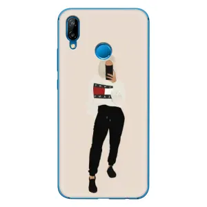 Силіконовый Чохол на Huawei P20 Lite (2019) з картинкой Модных девушек (Стильна)