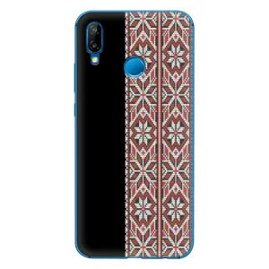 Силиконовый Чехол на Huawei P20 Lite (2019) с картинкой Вышиванки (Стильная вишиванка)