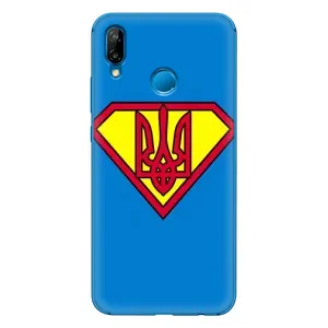 Чехол с картинкой (Патриотический ГЕРБ) на Huawei P20 Lite (2019) (Super - Герб)