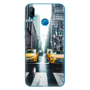 Силиконовый бампер (Работники) на Huawei P20 Lite (2019) (Такси)