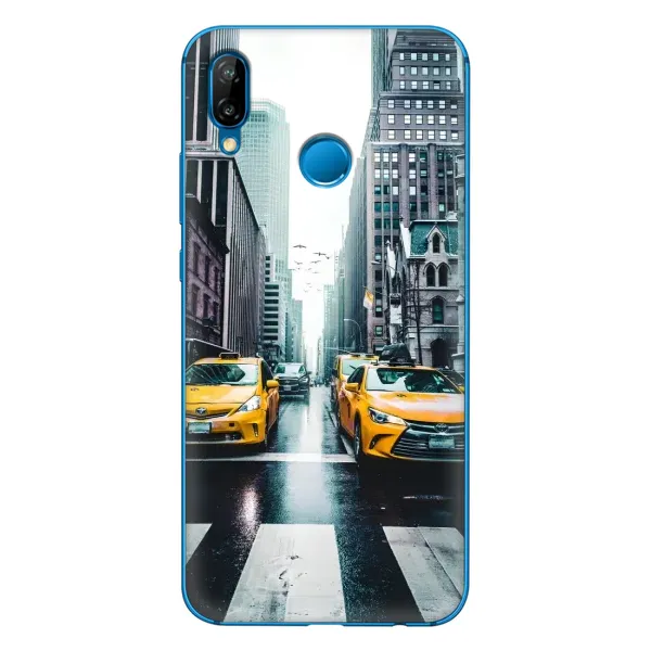 Чехол с рисунком «Такси» для Huawei P20 Lite (2019) Чехол с рисунком «Такси» для Huawei P20 Lite (2019)
