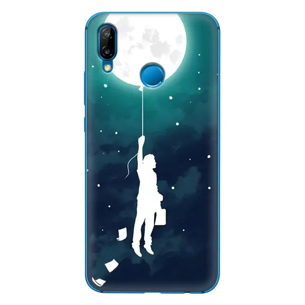Чехол с рисунком «To The moon» для Huawei P20 Lite (2019)