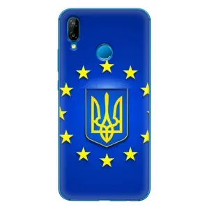 Чехол с Украинской символикой на Хуавей П20 Лайт 2019 (Украина это Европа)