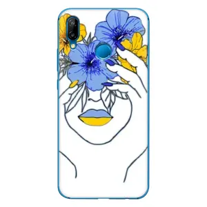 Чохол на Huawei P20 Lite (2019) (Український дизайн) (Українка на всю голову)