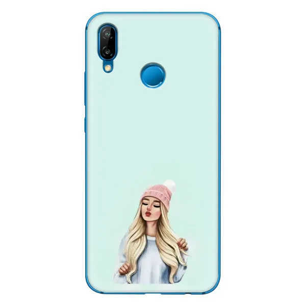 Чехол с рисунком «В шапке» для Huawei P20 Lite (2019) Чехол с рисунком «В шапке» для Huawei P20 Lite (2019)