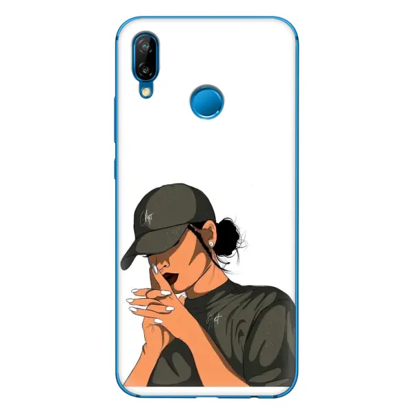 Чехол с рисунком «В зеленом» для Huawei P20 Lite (2019) Чехол с рисунком «В зеленом» для Huawei P20 Lite (2019)