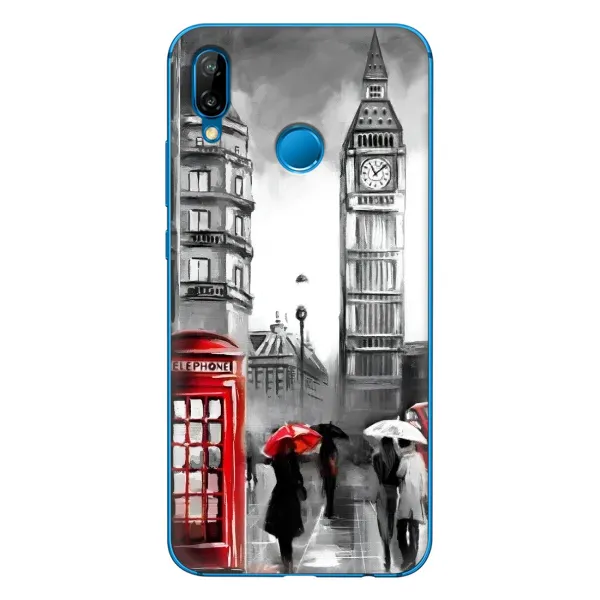 Чехол с рисунком «Вид на Биг Бен» для Huawei P20 Lite (2019)