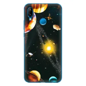 Чохол (ТПУ) з планетами на Huawei P20 Lite (2019) (Вид з космосу)