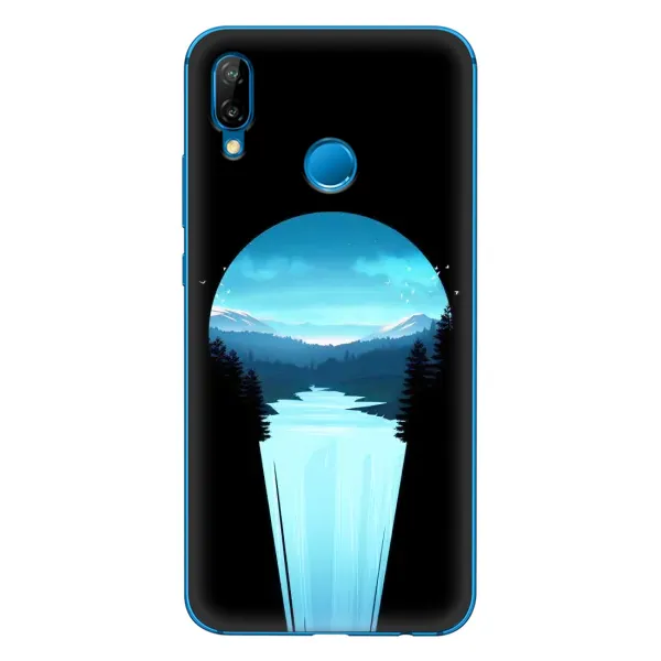Чехол с рисунком «Синий Водопад» для Huawei P20 Lite (2019) Чехол с рисунком «Синий Водопад» для Huawei P20 Lite (2019)