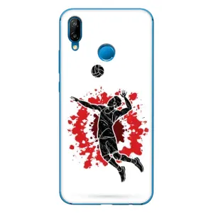 Чехлы с принтом Спортивная тематика для Huawei P20 Lite (2019) (Волейболист)