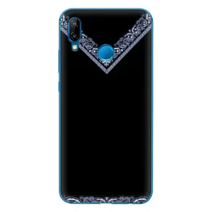 Силиконовый Чехол на Huawei P20 Lite (2019) (Воротник вышиванки)