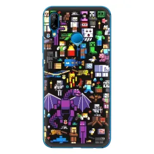 Чохол майнкрафт для Huawei P20 Lite (2019) (Усі персонажі)