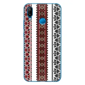 Силиконовый Чехол на Huawei P20 Lite (2019) с картинкой Вышиванки (Вышиваночки)