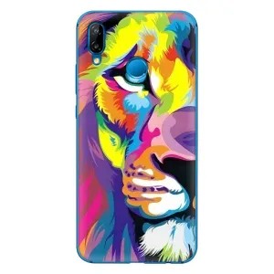 Чохол з картинкою на Huawei P20 Lite (2019) (Яскравий Лев)