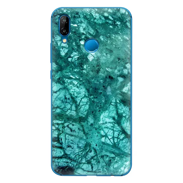 Чехол с рисунком «Зеленый мрамор» для Huawei P20 Lite (2019) Чехол с рисунком «Зеленый мрамор» для Huawei P20 Lite (2019)
