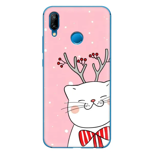 Чехол с рисунком «Зимний кот» для Huawei P20 Lite (2019) Чехол с рисунком «Зимний кот» для Huawei P20 Lite (2019)