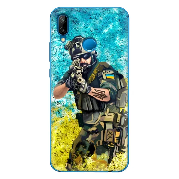 Чехол с рисунком «ЗСУ Воин» для Huawei P20 Lite (2019) Чехол с рисунком «ЗСУ Воин» для Huawei P20 Lite (2019)