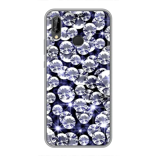 Чехол с рисунком «Бриллианты» для Huawei P20 Lite (ANE-L02)