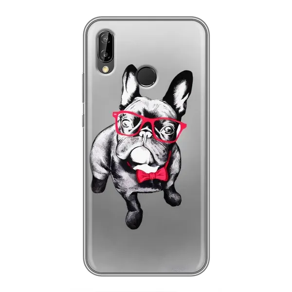 Чохол з малюнком «Бульдог в окулярах» для Huawei P20 Lite (ANE-L02) Чохол з малюнком «Бульдог в окулярах» для Huawei P20 Lite (ANE-L02)