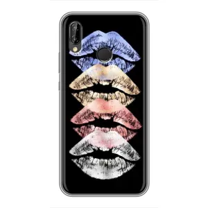 Чехол Стильные девушки на Huawei P20 Lite, Ane-L02 (Губы)