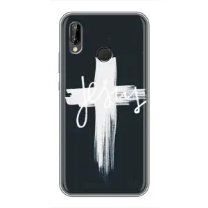 Чехлы для Хуавей П20 Лайт (Крест Иисуса) (Jesus)