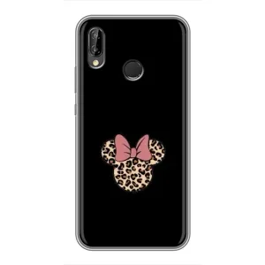 Чехол с леопардовым принтом на Huawei P20 Lite, Ane-L02 (Леопардовая Минни)