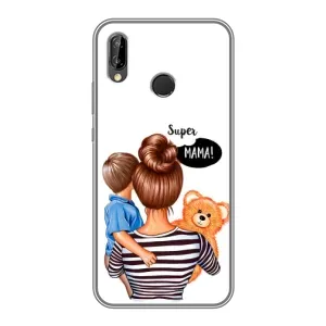 Чехлы для МАМЫ на Huawei P20 Lite, Ane-L02 (Мама и сын)