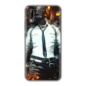 Чохол з картинкою "Герой Pubg" на Huawei P20 Lite, Ane-L02 (Man Пубг)