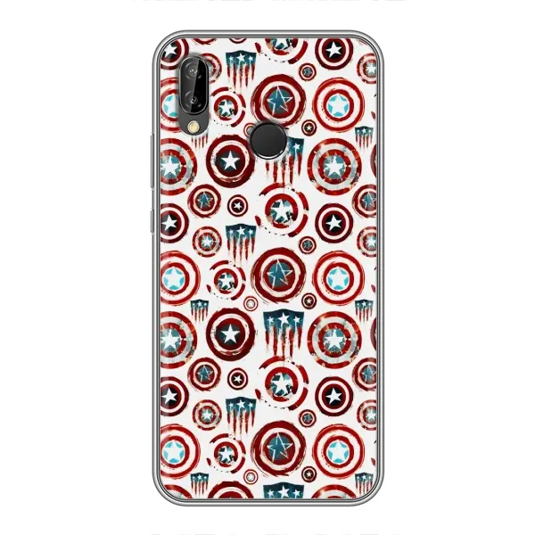 Чехол с рисунком «Марвел щиты» для Huawei P20 Lite (ANE-L02) Чехол с рисунком «Марвел щиты» для Huawei P20 Lite (ANE-L02)