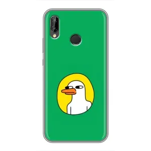 Бампер с принтом Мемы для Huawei P20 Lite, Ane-L02 (Мем Утка)