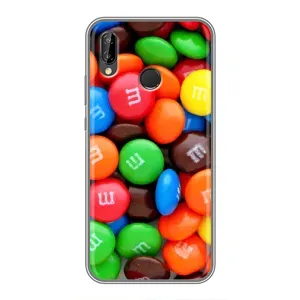 Чехол с изображением вкусной еды для Huawei P20 Lite, Ane-L02 (Разноцветные M&M'S)
