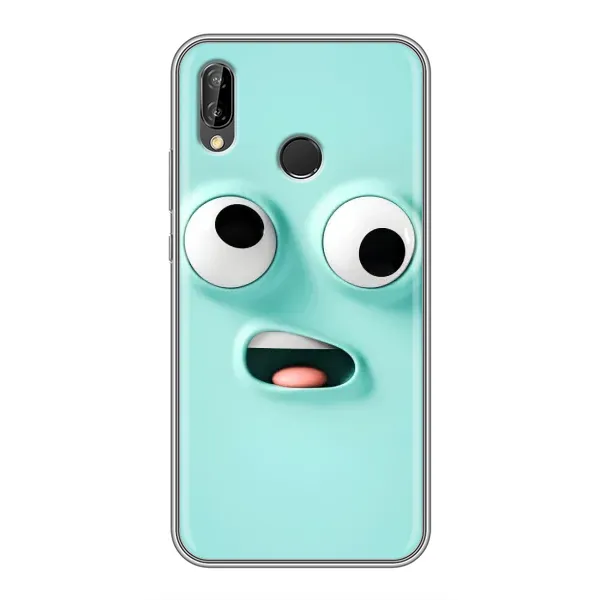 Чехол с рисунком «Забавное мятное лицо» для Huawei P20 Lite (ANE-L02)